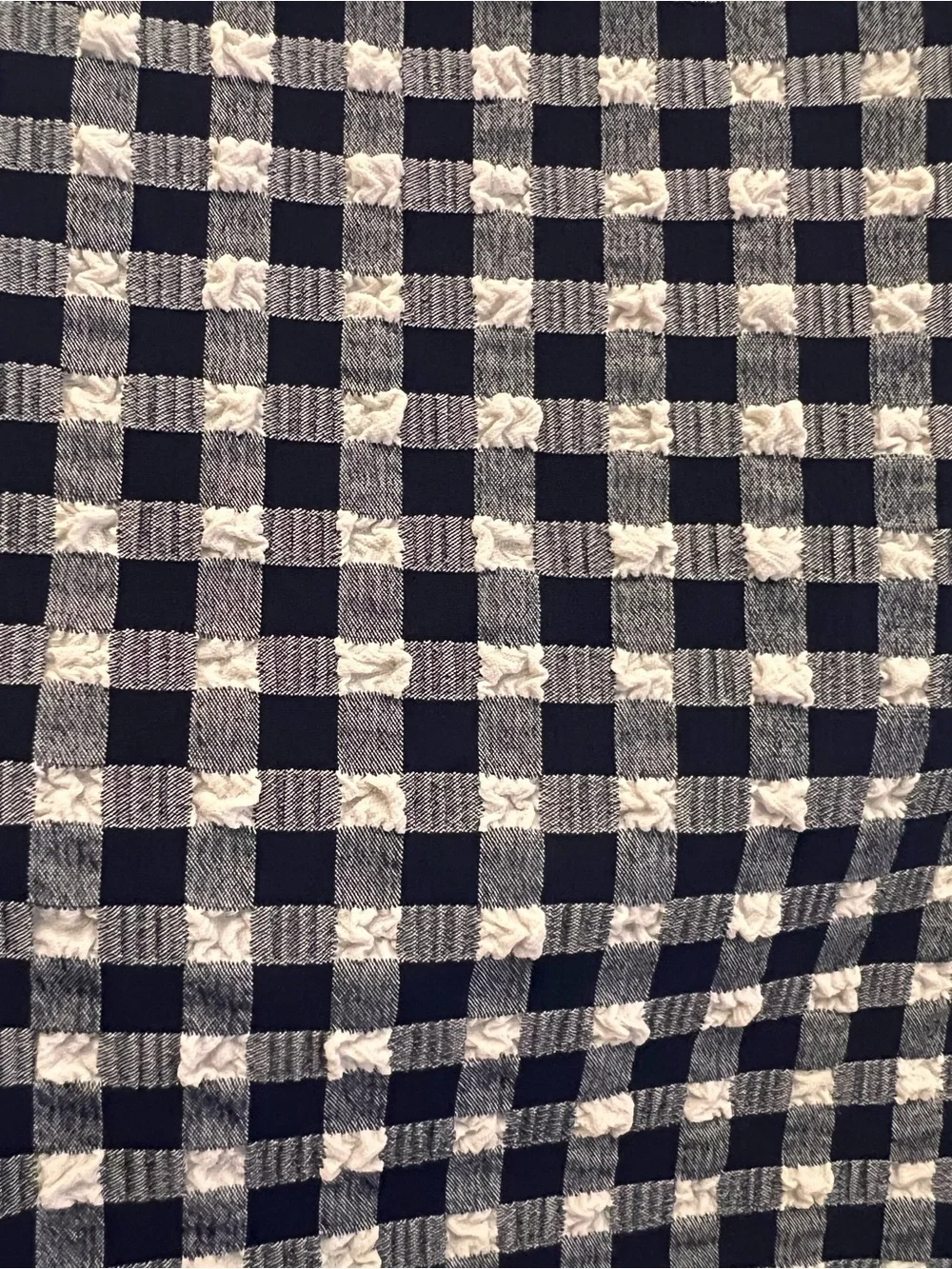 J.Crew Reimagined Gingham bodysuit Size 22 Ruffle High Cut